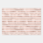 Rose Goldbienen und Blütenblumen Geschenkpapier Set (Vorderseite)