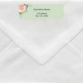 Rose Goldblättrige Rücksendeadresse