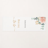 Rose Goldblume Eukalyptus bachelorette Yogamatte (Vorderseite (Horizontal))