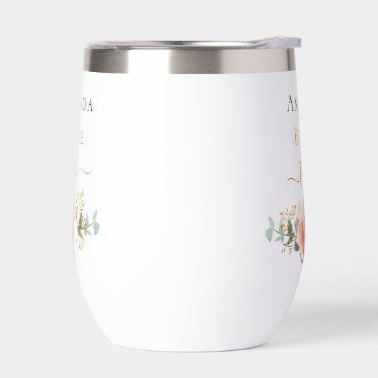 Rose Goldblume Eukalyptusgrün (Links)