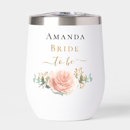 Rose Goldblume Eukalyptusgrün (Vorderseite)