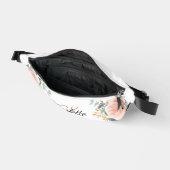 Rose Goldblumengrün Bauchtasche (Offen)