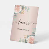 Rose Goldblüte Blütenblütenblüte Sockelschild (Vorderseite)