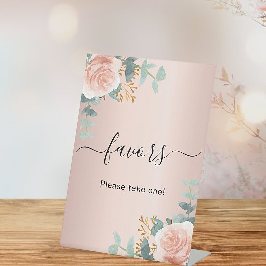 Rose Goldblüte Blütenblütenblüte Sockelschild