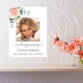 Rose Goldblütendenkmal Foto Gedenkfeier Poster