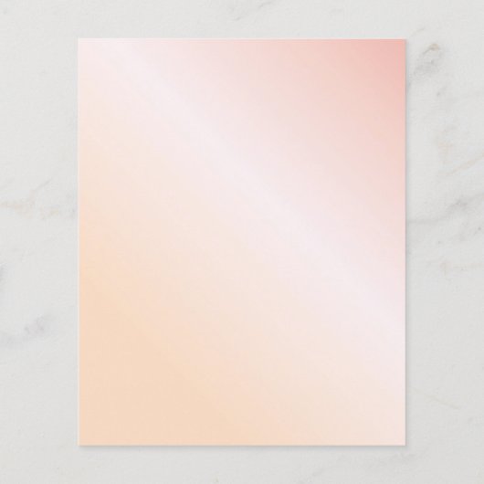 Rose Goldblütengeld Flyer (Hinten)