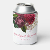 Rose Goldblütenmutter Großmutter Dosenkühler (Kanne Rückseite)