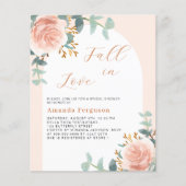 Rose Goldbogen Rückgang des Brautparty der Lieben (Vorderseite)