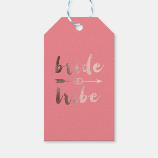 Rose Goldbrauenring Geschenkanhänger (Vorderseite)