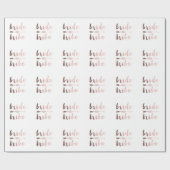 Rose Goldbrauenring Geschenkpapier (Flach)