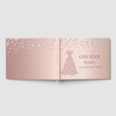 Rose Golddiamanten Rosa Sweet 16 Gästebuch (Voll)