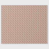 Rose GoldEdelsteine Geschenkpapier (Flach)