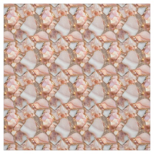 Rose GoldEdelsteine Stoff (Muster)