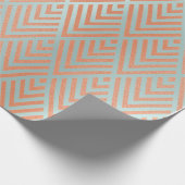 Rose Golden Blush Tiffany Kunst, Dichtung und Musi Geschenkpapier (Ecke)