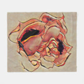 Rose Golden Fleece Blanket (Vorderseite (Horizontal))