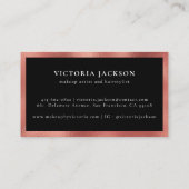 Rose Golden Foil Livio Vacchini Gebäudes Visitenkarte (Rückseite)