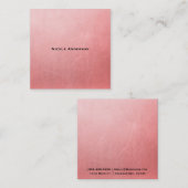 Rose Golden Foil Paradies für Kletterhexen: Quadratische Visitenkarte (Vorne/Hinten)