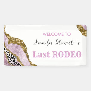 Rose Golden funkel Glitzer Disco Bachelorette Banner
