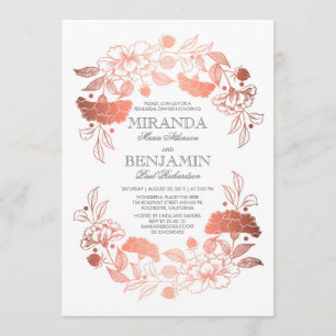 Rose Golden Peony Paradies für Kletterhexen: Elega Einladung