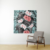 Rose Golden Tropical Parco Civico-Ciani Wandteppich (Beispiel)