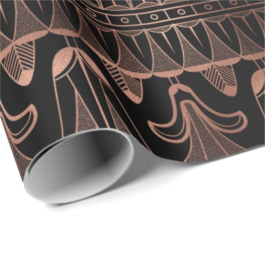 Rose Golden Tulip Geschenkpapier (Rolleneckpunkt)