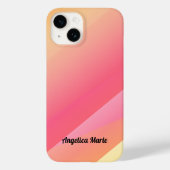 Rose, goldene Farbtöne Personalisiert Case-Mate iPhone Hülle (Rückseite)