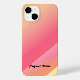 Rose, goldene Farbtöne Personalisiert Case-Mate iPhone 14 Hülle