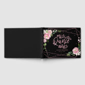 Rose Goldene Forelle Rosa Blütenblätterung Gästebuch (Voll)