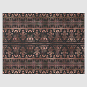 Rose Goldene Kunst-Déco Seidenpapier