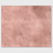 Rose Goldene Rose Metallischer Minimalismus Glaspf Geschenkpapier (Flach)