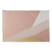 Rose Goldene Stundengeometrie Kissenbezug (Rückseite-Rechts)