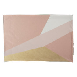 Rose Goldene Stundengeometrie Kissenbezug