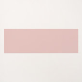 Rose Goldfarbe beruflich einfache Monogrammbezeich Yogamatte (Rückseite (Horizontal))