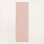 Rose Goldfarbe beruflich einfache Monogrammbezeich Yogamatte (Rückseite)