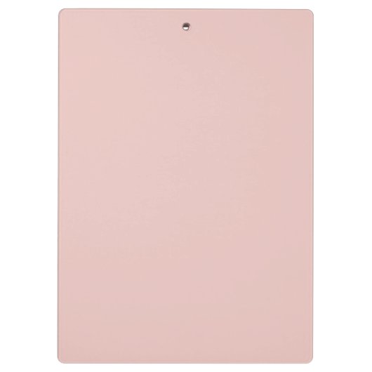 Rose Goldfarbe beruflich Girly Monogramm Name Klemmbrett (Rückseite)