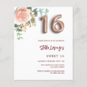 Rose goldfarben Blumenzwiebeln Süß 16 Haushaltsein (Vorderseite)