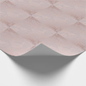 Rose goldfarbener Hintergrund, elegant. Geschenkpapier (Ecke)