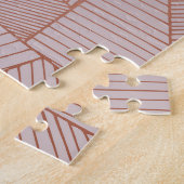 Rose goldfarbener Hintergrund, elegant. Puzzle (Seite)