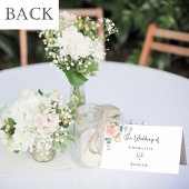 Rose Goldflorale Weißer Eukalyptus Hochzeit Platzkarte