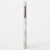 Rose Goldfolie Ananas auf Weißmarmor Case-Mate iPhone Hülle (Hinten/Links)