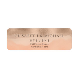 Rose Goldfolie Champagner Cantalousie Aquarell