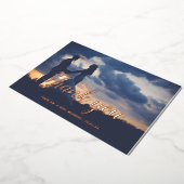 Rose Goldfolie Hochzeitsüberlagerung Danke Karte (Gedreht)