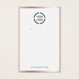 Rose Goldgrenzlinie Sonderzeichen Ohranzeige