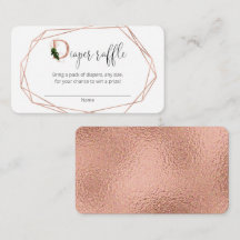 Rose Goldgrün Moderne Gewinnerkarten