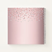 Rose Goldhaar Stylistin Makeup Künstler Chic Glais Notizblock (Rückseite)