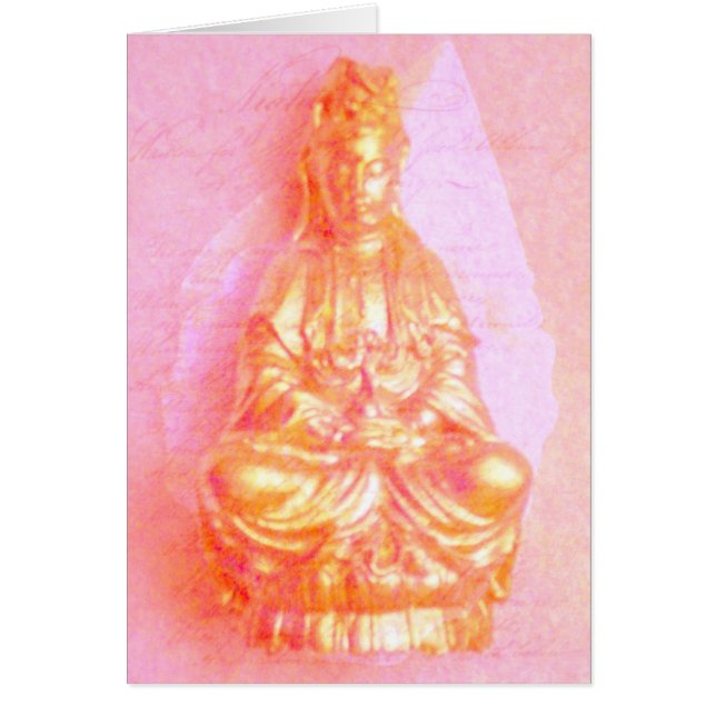 Rose-GoldKwan Yin Karte (Vorne)
