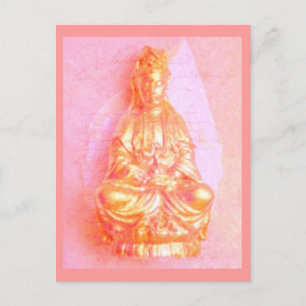 Rose-GoldKwan Yin Postkarte