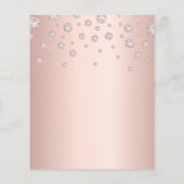 Rose Goldlack diamonds glac paper sheet (Rückseite)