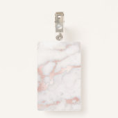 Rose Goldlips Schönheitssalon Ausweis (Rückseite mit Klammer)