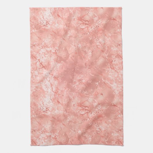 Rose - Goldmarmor 4 Geschirrtuch (Vertikal)